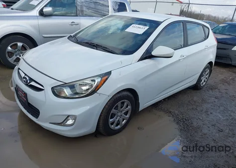 2012 Hyundai Accent Gs из США, поврежденный, VIN KMHCT5AEXCU028649
